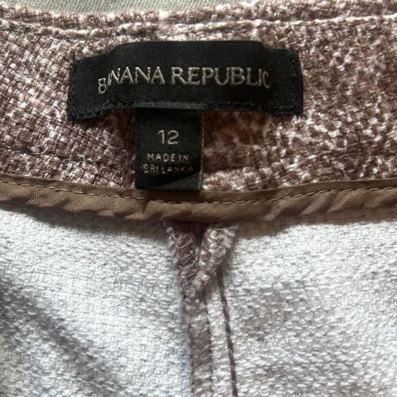 Snakeskin Print Shorts‎ High Waist Tailored Neutral Tan Brown Casual Chic - Picture 6 of 7